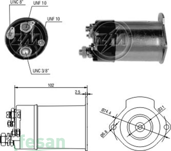 ZM 551 DELCO 12V MARŞ OTOMATİGİ ENTER CHEVROLET