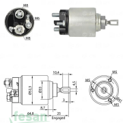 ZM 1371 BOSCH 12V MARŞ OTOMATİĞİ FORD COURİER FİESTA FOCUS FUSİON KA PUMA VOLVO S40-V50