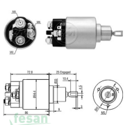 ZM 5973 BOSCH 12V MARŞ OTOMATİĞİ MERCEDES BENZ SL-SLK VİTO