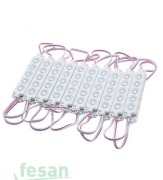 L1076 12V PARMAK LED YM KABLOLU BEYAZ KÖŞELİ LED