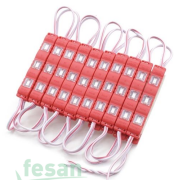 L1079 12V PARMAK LED YM KABLOLU KIRMIZI KÖŞELİ LED