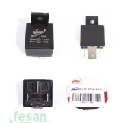 15 1026 24V RÖLE MİNİ 4 FİŞLİ 80AHM 8NOLU FİŞ KALIN BACAK