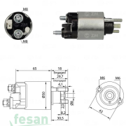 ZM 708 DENSO 12V MARŞ OTOMATİĞİ DAİHATSU Hİ-JET