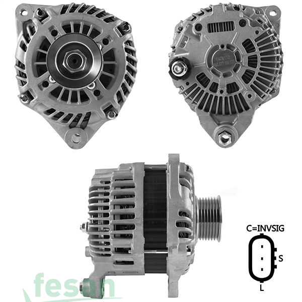 MİTSUBİSHİ A3TJ1991 12V ŞARJ DİNAMOSU NİSSAN İNFİNİTY EX35 EX37 FX37 G-M37 Q60 Q70 350 Z3.5