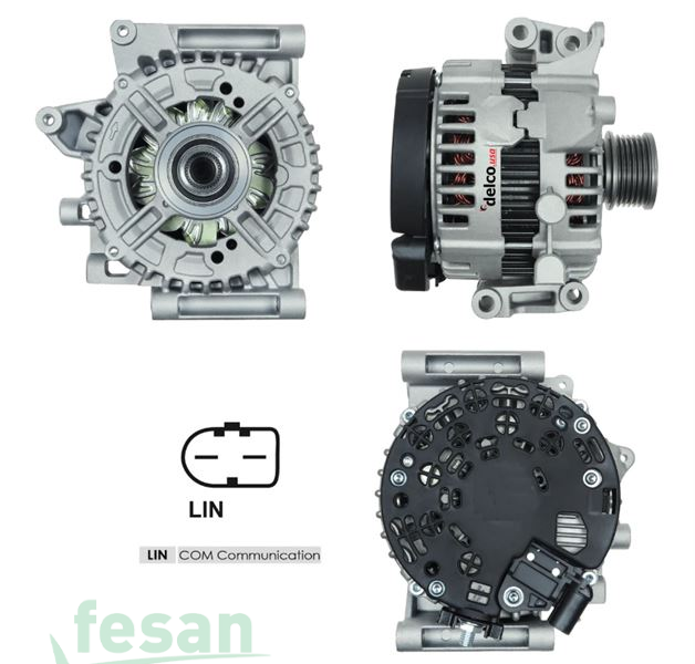 BOSCH DLA2552 12V ALTERNATÖR MERCEDES BENZ C200 C220 2.1CDI E200 E220 2.2CDI 2007-2009 LIN2 180AHM