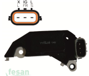 D 7700 DELCO 12V KONJEKTÖR CHERY ALİA TİGGO 3 FİŞLİ