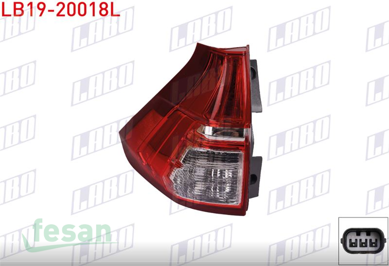 LB19-20018L STOP LAMBASI HONDA CRV SOL 2015-2018 LEDLİ
