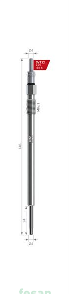 SVAC SV112  266007  4.4V ISITMA BUJİSİ MB ML300 C220 ML350 GX2148 SV112 GX 2148 BERU 266007