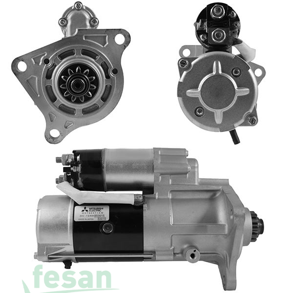 MİTSUBİSHİ M9T80971 24V MARŞ MOTORU JOHN DEERE 450LC 600C LC 650D LC 800C 850DLC 7KW 11DİŞ