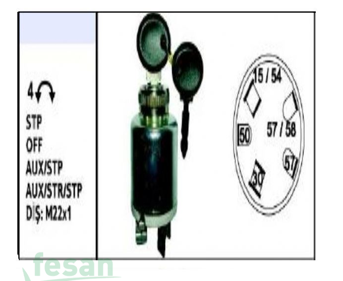 NESAN NS 10600 KONTAK ANAHTARI NEWHOLLAND FİAT TRK