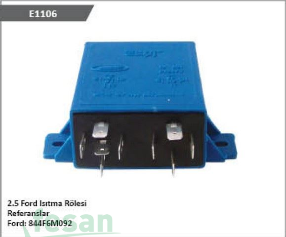 E1106 12V ISITMA RÖLESİ FORD 2 5 MİNİBÜS