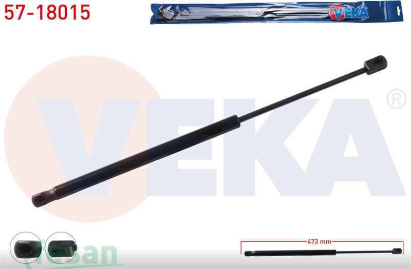 57-18015 AMORTİSÖR BAGAJ FİAT PUNTO 1999-2009 473MM/330N