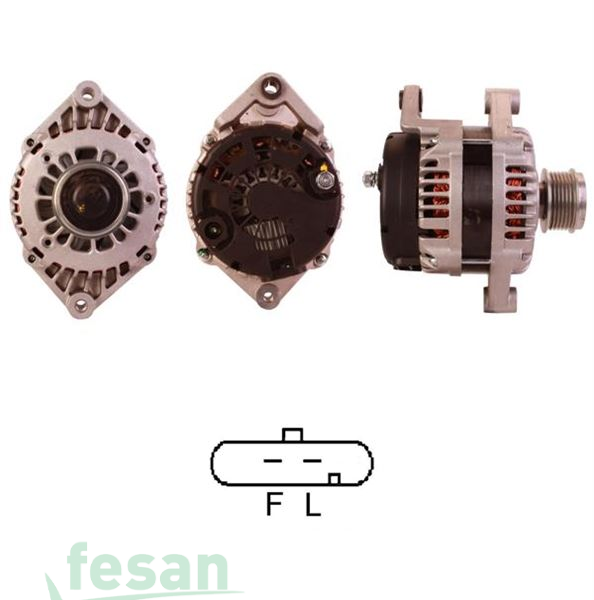 GENON GNA 6120 DELCO 12V ŞARJ DİNAMOSU CHEVROLET CAPTIVA 2.0 VCDİ OPEL ANTARA CRDİ 2.0 2FİŞLİ 120AHM