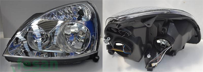 AYFAR 202259 FAR RENAULT CLİO 2001-2009 SOL MOTORLU KROM ÇERÇEVELİ