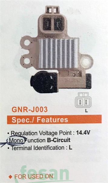 GENON GNR J003 VALEO 12V KONJEKTÖR DEMKO JEHCO (MONO) (L-S)