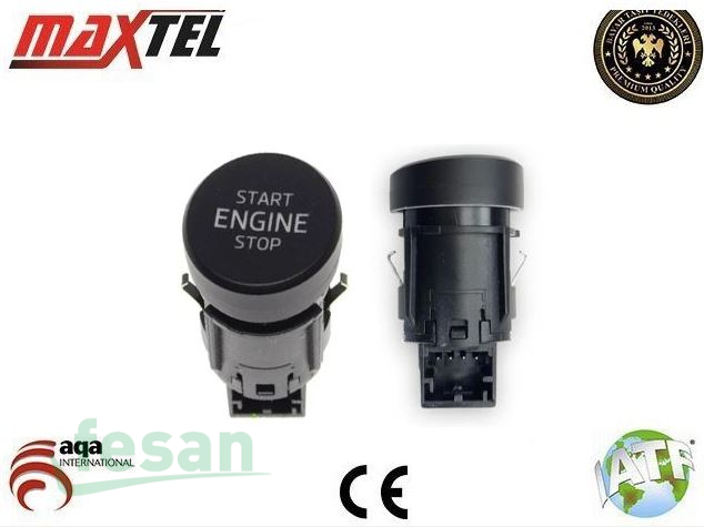 16020217 START STOP DÜĞMESİ SKODA FABİA II COMBİ 2006-2014 OCTAVİA III 2004-2013 SUPERB II 2008-2015 YETİ 2009-2017