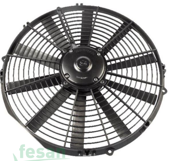 5702114120001 12V FAN MOTORU 14İNÇ EMİCİ 5KANAT PERVANE KARSAN JEST