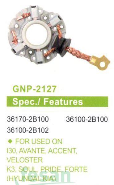 GENON GNP 2127 MANDO MARŞ KÖMÜR YUVASI HYUNDAI İ30 HYUNDAI I30 - AVANTE - ACCENT - VELOSTER K3 / KIA SOUL - PRIDE - FORTE