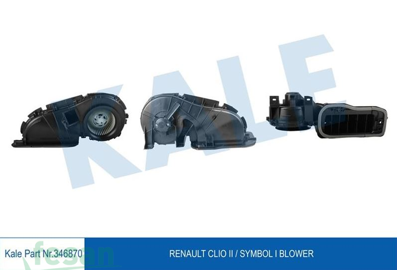 346870 12V KALORİFER MOTORU RENAULT CLİO II SYMBOL KOMPLE BLOWER