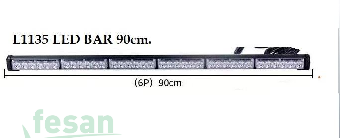 L1135 9V-36V TEPE LAMBASI ÇAKAR SARI SARI 90CM