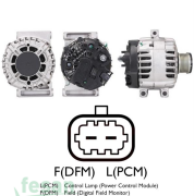 ASR-A1004 VALEO 12V ŞARJ DİNAMOSU CHEVROLET AVEO 1.3 140AHM