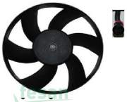 83194 12V FAN MOTORU POLO CLASİC 1995-2003 VW CADDY 1.9 TDİ YUVARLAK SOKET 300MM