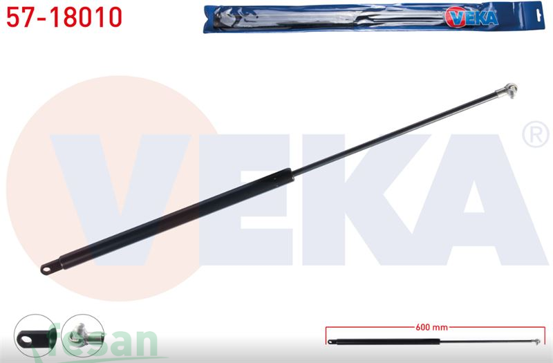 57-18010 AMORTİSÖR BAGAJ FİAT KARTAL 1989-1992 TEK MAFSAL 600MM/300N