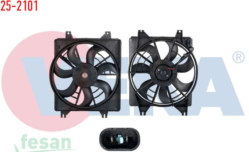 25-2101 FAN MOTORU HYUNDAI ACCENT 1.3-1.5-1.6 2000-2005 DAVLUMBAZLI TEKLİ