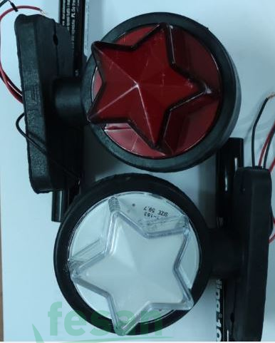 BL026 12-24V TAKOZ LAMBA MAXİ STAR KIRMIZI-BEYAZ