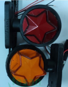 BL027 12-24V TAKOZ LAMBA MAXİ STAR SARI-KIRMIZI