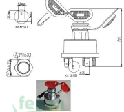 AKSA 03-008 KONTAK AÇMALI MASSEY FERGUSON DENGE 10102