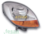 AYFAR 202247 FAR RENAULT KANGOO 2003-2008 SOL MOTORLU SARI SİNYAL