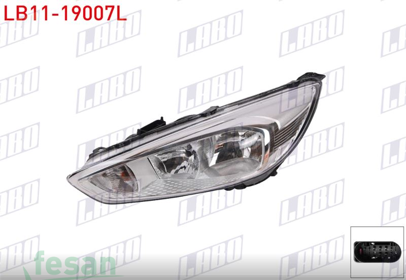 LB11-19007L FAR FORD FOCUS SOL BEYAZ 2015> MOTORLU