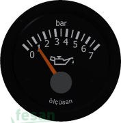 ÖLÇÜSAN 110462 24V YAĞ SAATİ 7 BAR 52MM ELEKTRİKLİ FORD CARGO 1991