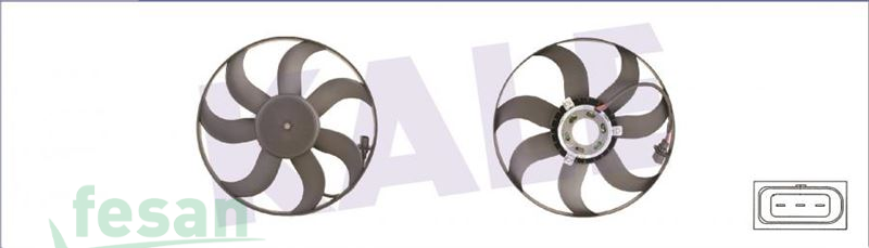 MGA 83191 12V FAN MOTORU VW CORDOBA İBİZA TOLEDO ROOMSTER