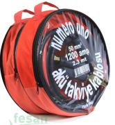 AKSAN AKÜ TAKVİYE KABLOSU 50MM SET 2×2MT 1200AHM ALİMİNYUM
