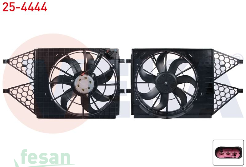 25-4444 12V FAN MOTORU VW POLO 1.4 2001-2007 POLO V 1.4 2012-2014 SKODA FABİA I SEDAN 1.4 2006-2007 FABİA II 1.6TDİ 2010-2014 DAVLUMBAZLI