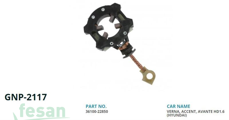 GENON GNP 2117 MANDO MARŞ KÖMÜR YUVASI HYUNDAI GETZ 1.3-1.4-1.6 ACCENT 1.3-1.4GL-1.5 16V ERA BENZİNLİ KİA CERATO I