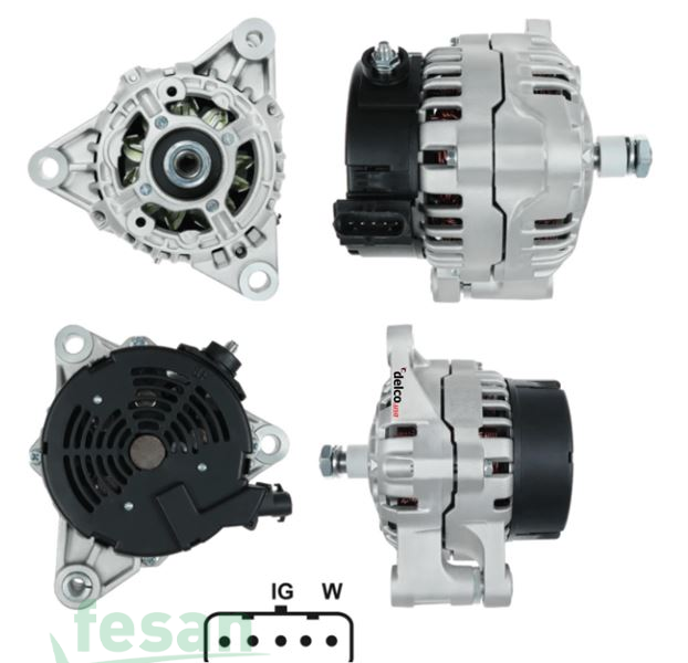 BOSCH DLA414 24V ALTERNATÖR MAN TGA 18-24-26 SERİ 2000-2005 55AHM WL-IG-S DFM 3 AYAK KASNAKSIZ