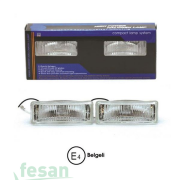 3009527 12V SİS LAMBASI DİKDÖRTGEN BEYAZ 13×4CM EMARK BELGELİ