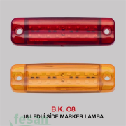 BK 08K PARMAK LAMBA 18LED UZUN KIRMIZI
