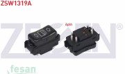 ZSW1319A  ANAHTAR CAM İND/KAL MERCEDES 124K R 6F SAĞ ARKA