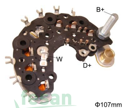 IPR 844 VALEO DİOT TABLASI PEUGEOT VW AUDI 6 DİOTLU RP 14