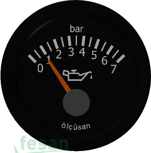 ÖLÇÜSAN 113712 YAĞ SAATİ 10 BAR 52MM