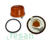 0228L ÇAMURLUK SİNYAL LAMBASI MERCEDES ACTROS AXOR YUVARLAK TİP