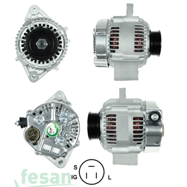 ALT 946 DENSO 12V ŞARJ DİNAMOSU TOYOTA COROLLA 1.6 60AHM KALIN AYAK 1987>