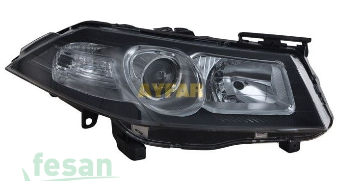 AYFAR 202275 FAR RENAULT MEGANE 2010-2011 SOL MOTORLU SİYAH ÇERÇEVELİ