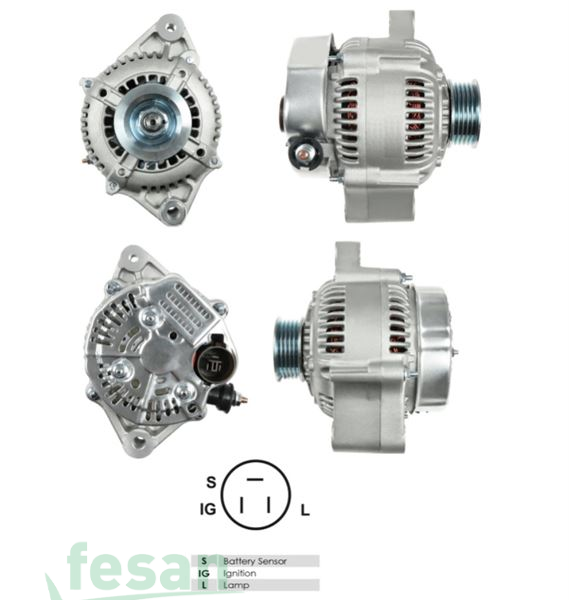 ALT 949 DENSO 12V Ş DİNAMOSU COROLLA EM F 3F 87-92 1.6 MOTOR 75AHM ALT 9495OEM