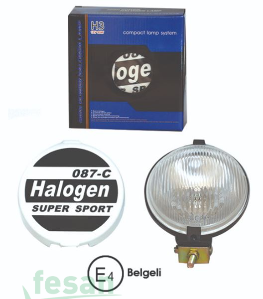 3017007 SİS LAMBASI 9CM YUVARLAK BEYAZ EMARK BELGELİ