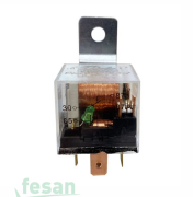 15 1010 12V RÖLE MİNİ 5 FİŞLİ LEDLİ 30/40A SAPLI ŞEFFAF